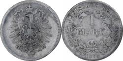 World Coins - Coin, GERMANY - EMPIRE, Wilhelm I, Mark, 1874, Muldenhütten, , Silver