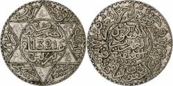 World Coins - Morocco, Abdelaziz, 2-1/2 Dirhams, AH 1321 (1903), London, Silver,