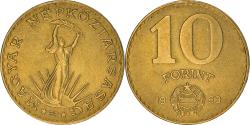 World Coins - Coin, Hungary, 10 Forint, 1989, , Aluminum-Bronze, KM:636