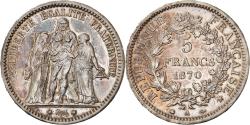 World Coins - Coin, France, Hercule, 5 Francs, 1870, Paris, , Silver, KM:820.1