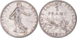 World Coins - Coin, France, Semeuse, Franc, 1901, Paris, , Silver, KM:844.1, Le
