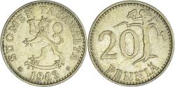 World Coins - Coin, Finland, 20 Pennia, 1983