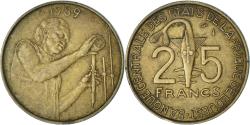 World Coins - Coin, West African States, 25 Francs, 1989