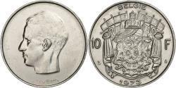 World Coins - Belgium, Baudouin I, 10 Francs, 10 Frank, 1973, Brussels, Nickel,