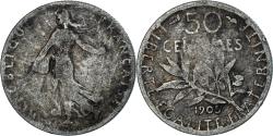 World Coins - Coin, France, Semeuse, 50 Centimes, 1905, , Silver, KM:854, Gadoury:420
