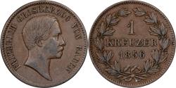 World Coins - German States, BADEN, Friedrich I, Kreuzer, 1856, Copper, , KM:232