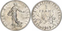 World Coins - France, Franc, Semeuse, 1919, Paris, Silver, , Gadoury:467, KM:844.1
