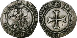 World Coins - Duchy of Brittany, François II, Blanc à la targe, 1484-1488, Nantes, Billon