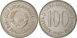 World Coins - Yugoslavia, 100 Dinara, 1987, Copper-Nickel-Zinc, , KM:114