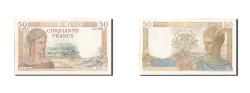 World Coins - Banknote, France, 50 Francs, 50 F 1934-1940 ''Cérès'', 1932, 1939-10-19