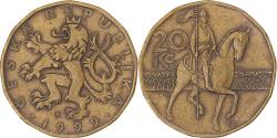 World Coins - Coin, Czech Republic, 20 Korun, 1999