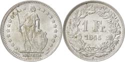 World Coins - Coin, Switzerland, Franc, 1945, Bern, , Silver, KM:24