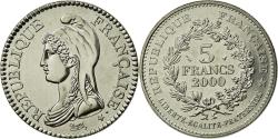 World Coins - Coin, France, Marianne révolutionnaire, 5 Francs, 2000, Paris,