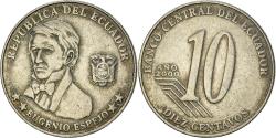 World Coins - Coin, Ecuador, 10 Centavos, Diez, 2000