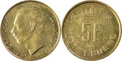World Coins - Coin, Luxembourg, Jean, 5 Francs, 1989, , Aluminum-Bronze, KM:65