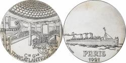 World Coins - France, Medal, Compagnie Générale Transatlantique, Paris, MDP, Maillechort, C.