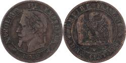 World Coins - France, Napoleon III, 2 Centimes, Napoléon III, 1862, Bordeaux, Bronze