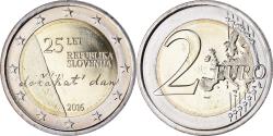 World Coins - Slovenia, 2 Euro, 25ème anniversaire de l'Indépendance, 2016,