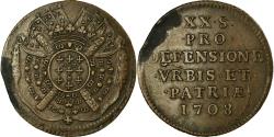 World Coins - Coin, FRENCH STATES, LILLE, 20 Sols, 1708, , Copper, Boudeau:2313