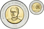 World Coins - Coin, Dominican Republic, 10 Pesos, 2010, , Bi-Metallic, KM:106