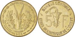 World Coins - Coin, West African States, 5 Francs, 1984