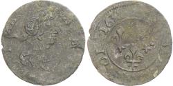 World Coins - Coin, France, Louis XIII, Double Tournois, 1639, , Copper, Gadoury:11