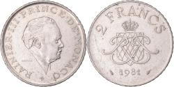 World Coins - Coin, Monaco, 2 Francs, 1981
