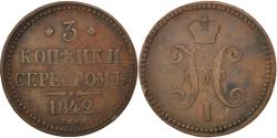 World Coins - Coin, Russia, Nicholas I, 3 Kopeks, 1842, Ekaterinbourg, , Copper