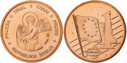 World Coins - Serbia, Euro Cent, Fantasy euro patterns, Essai-Trial, 2004, Copper Plated