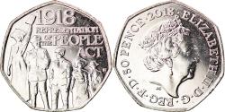 World Coins - Coin, Gibraltar, 50 Pence, 2018, People Act, , Copper-nickel