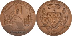 World Coins - France, Medal, Département de la Seine, Paris, Geography, 1957, Baron