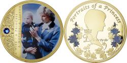 World Coins - United Kingdom, Medal, Portraits de la Princesse Diana, , Copper Gilt