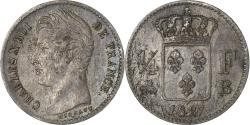 World Coins - France, 1/4 Franc, Charles X, 1827, Rouen, Silver, , KM:722.2