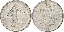 World Coins - France, 1/2 Franc, Semeuse, 1970, Paris, Nickel, , Gadoury:429