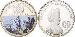 World Coins - France, Medal, Napoleon I, Bataille de Wagram, Utrecht, Cupronickel, Colorized