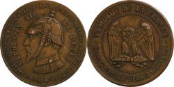 World Coins - France, 10 Centimes, Napoléon III, Sedan, 1870, Satirique, Bronze,