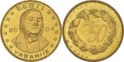 World Coins - Estonia, 50 Euro Cent, 2004, unofficial private coin, , Brass