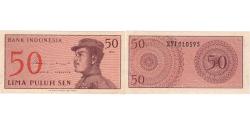 World Coins - Indonesia, 50 Sen, AU(55-58)
