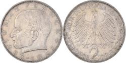 World Coins - GERMANY - FEDERAL REPUBLIC, 2 Mark, 1959, Stuttgart, Nickel,