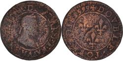 World Coins - Coin, France, Henri IV, Double Tournois, 1599, Paris, , Copper