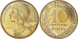 World Coins - Coin, France, Marianne, 10 Centimes, 1972, Paris, FDC,