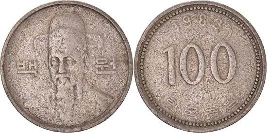 1983 Korea 100 Won Coin 🇰🇷 | eBay