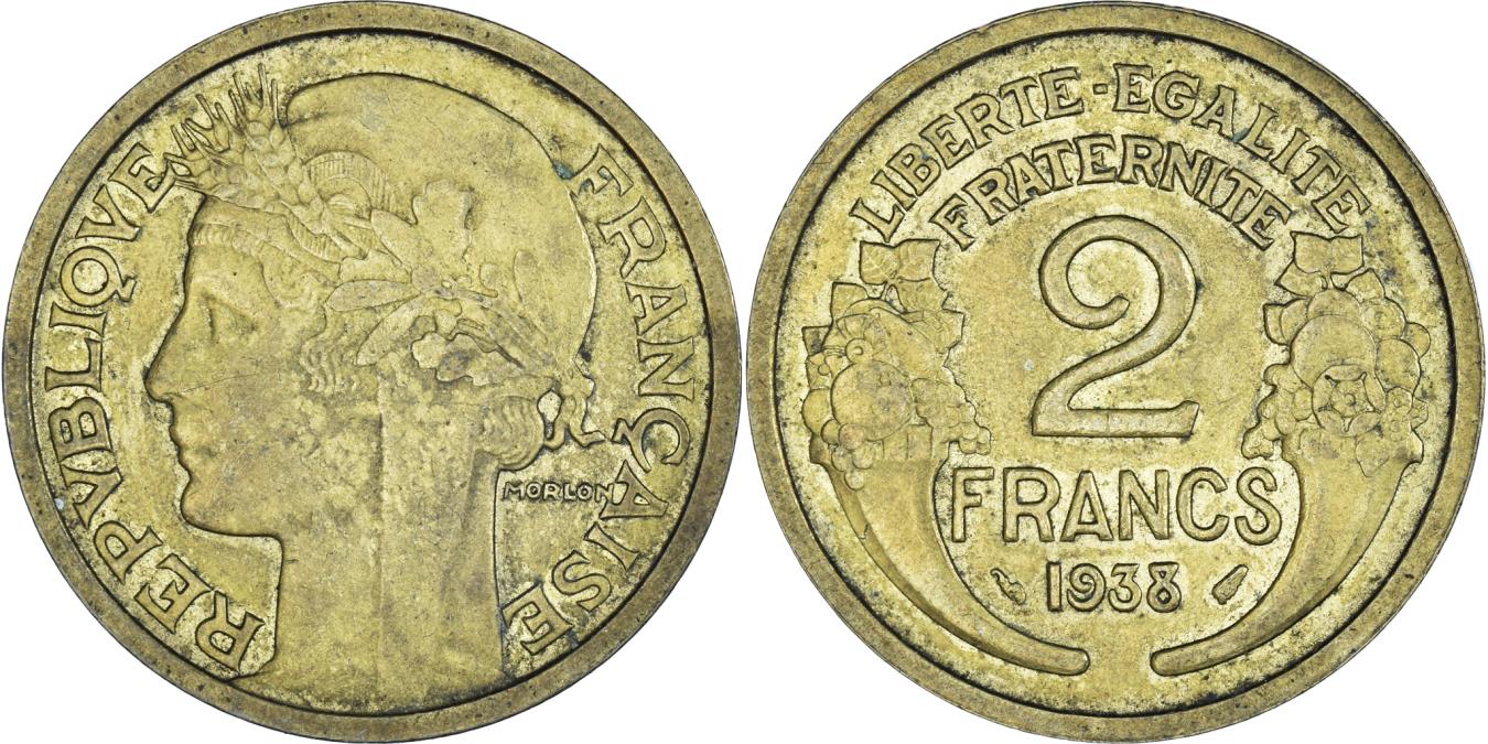 Coin France 2 Francs 1938 European Coins coin-france-2-francs-1938-european-coins