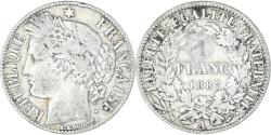 World Coins - Coin, France, Cérès, Franc, 1887, Paris, , Silver, KM:822.1