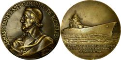 World Coins - France, Medal, Armand Du Plessis Cardinal de Richelieu, Shipping, Guiraud
