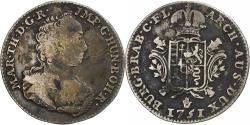 World Coins - Austrian Netherlands, Maria Theresa, 1/8 Ducaton, 1751, Antwerp, Silver