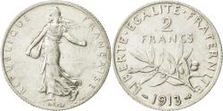 World Coins - Coin, France, Semeuse, 2 Francs, 1913, Paris, , Silver, KM:845.1