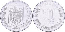 World Coins - Romania, 500 Lei, 1999, Aluminum, , KM:145