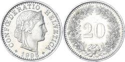 World Coins - Coin, Switzerland, 20 Rappen, 1995