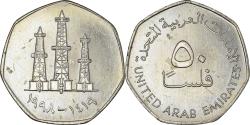 World Coins - Coin, United Arab Emirates, 50 Fils, 1998, British Royal Mint,